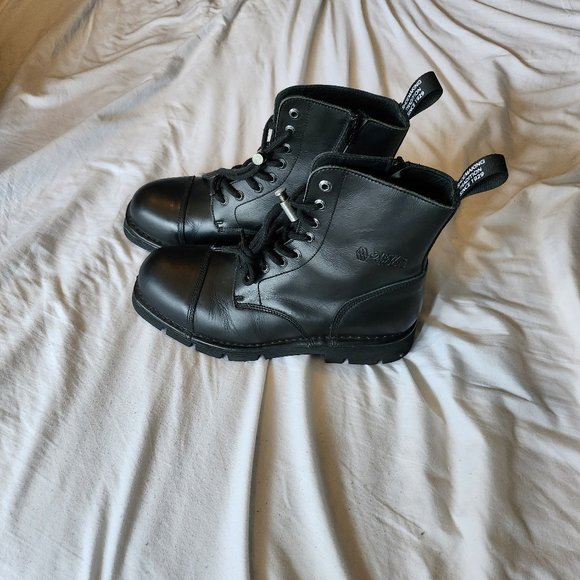 New Rock boots Mens EUR size 43 METALLIC M-NEWMILI083C-C2 - Picture 2 of 11